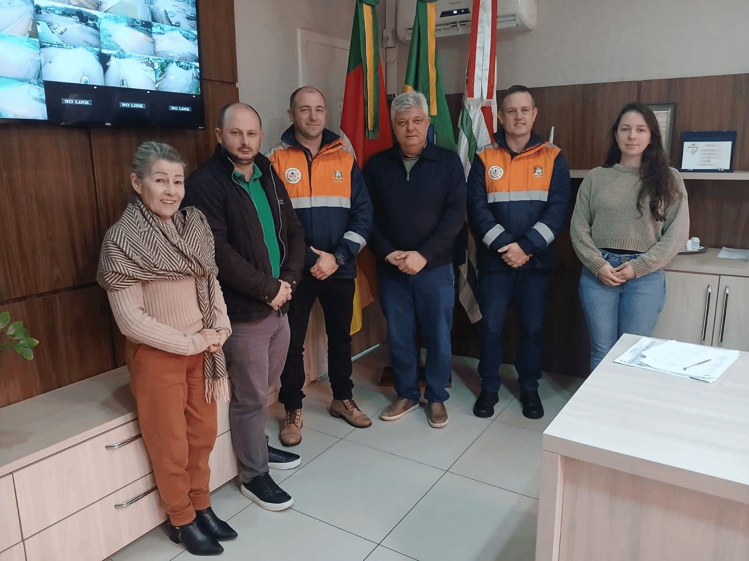 Defesa Civil visita Liberato Salzano para avaliar danos causados pelas chuvas