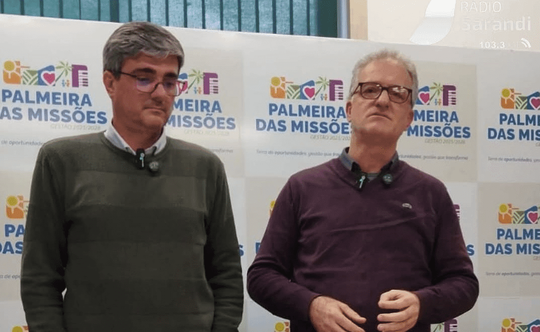 Justiça Eleitoral determina afastamento de prefeito e vice de Palmeira das Missões