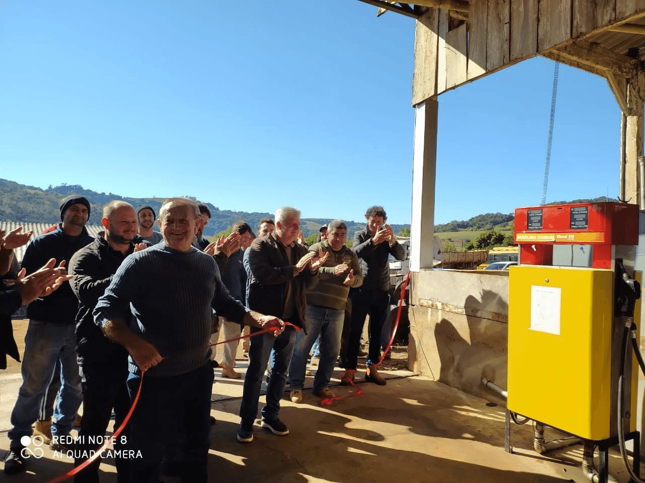 Liberato Salzano inaugura sistema próprio de abastecimento para frota municipal