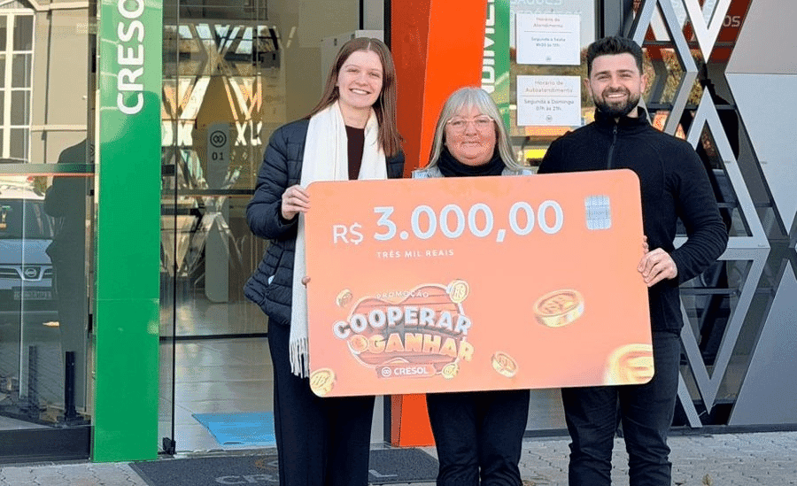 Cresol Raiz divulga novos ganhadores da campanha Cooperar é Ganhar