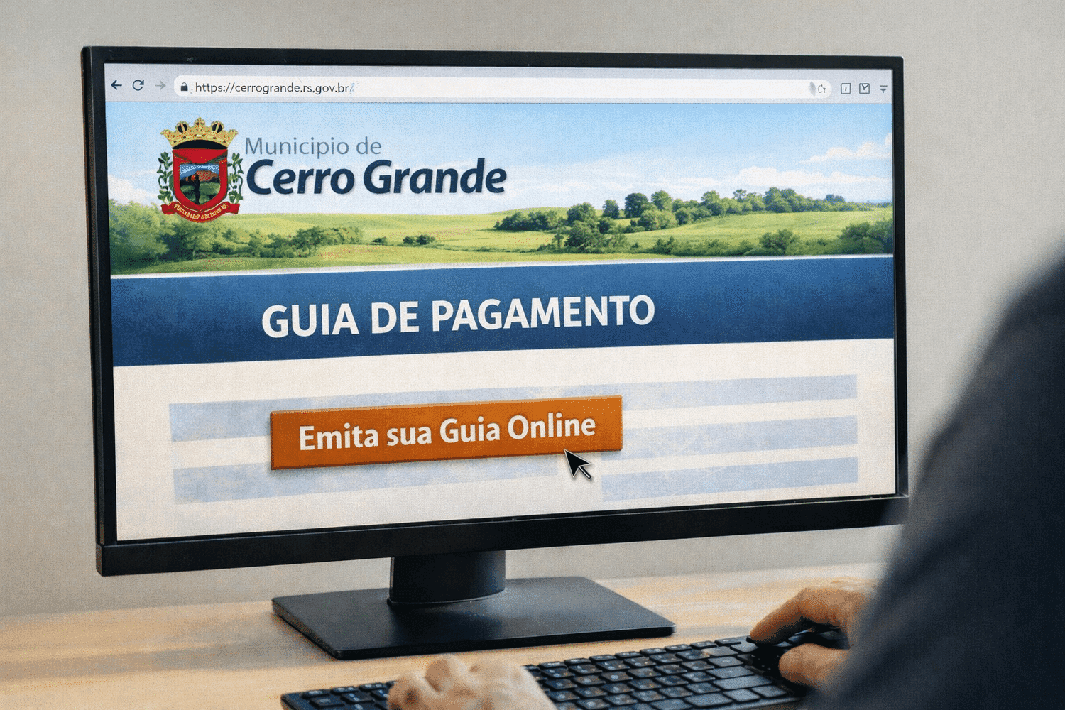 Cerro Grande disponibiliza emissão on-line de guias para pagamento de tributos