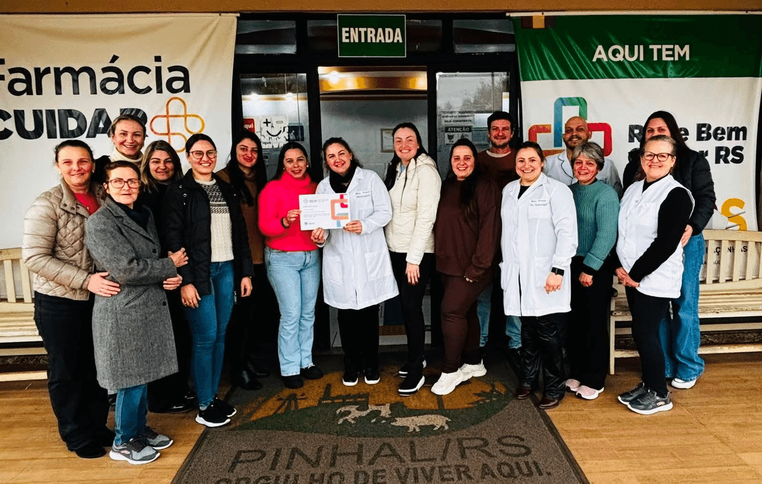 Pinhal recebe certificação do Programa Rede Bem Cuidar 2025
