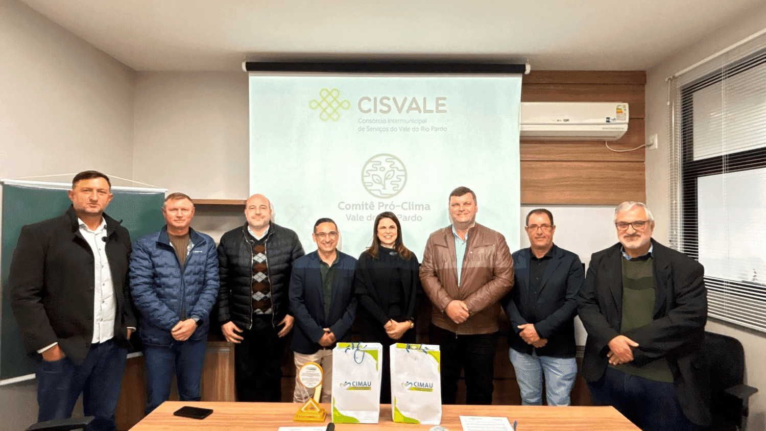 Representantes do Cimau participam de reunião da AGCONP em Santa Cruz do Sul