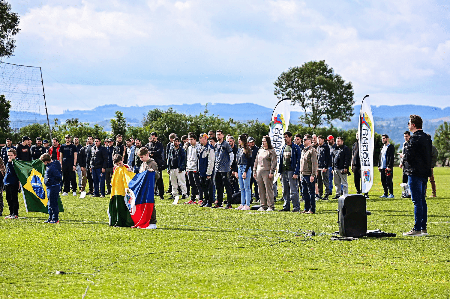 Abertura oficial marca início do Campeonato Municipal de Futebol Sete em Rodeio Bonito