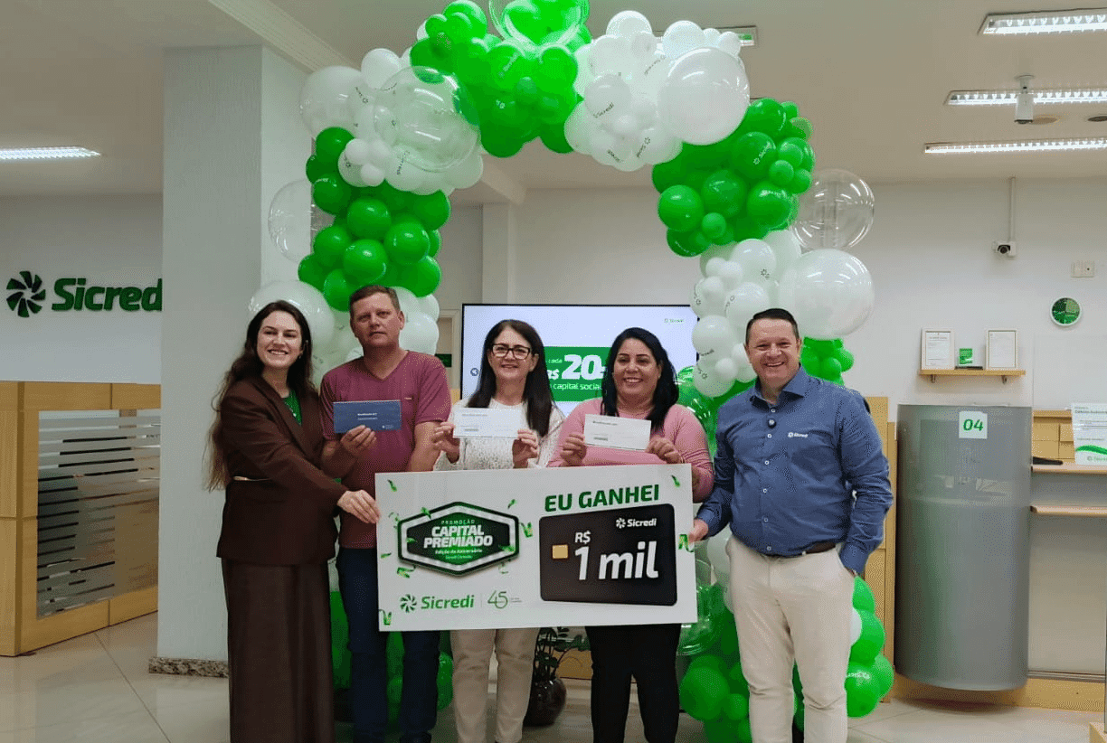 Sicredi Conexão divulga contemplados do 2º sorteio da promoção Capital Premiado 