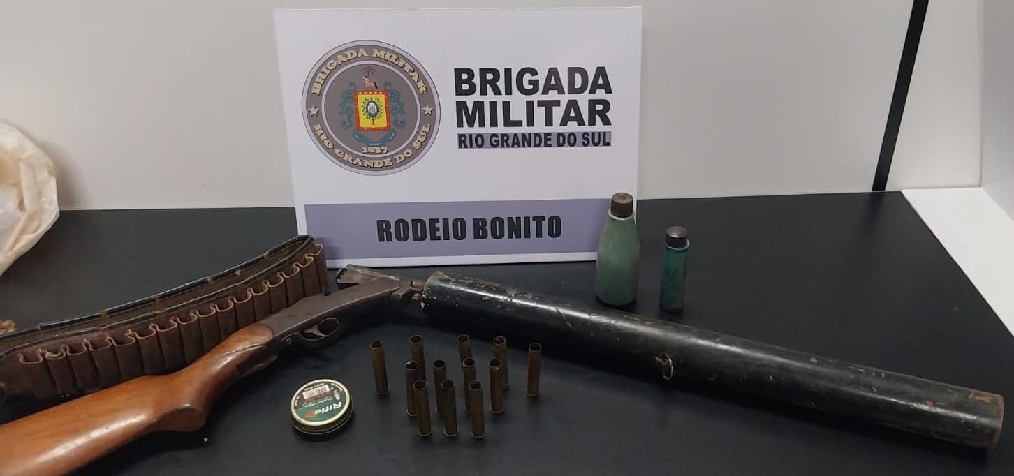 Homem é preso em Rodeio Bonito por posse irregular de arma de fogo 