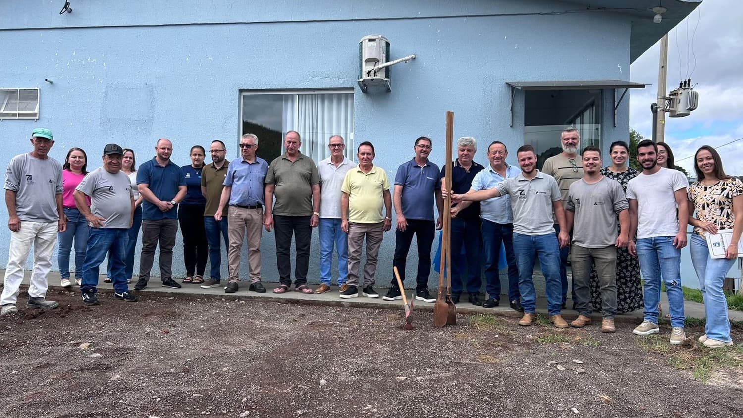 Obra de ampliação da Unidade Básica de Saúde de Liberato Salzano é iniciada